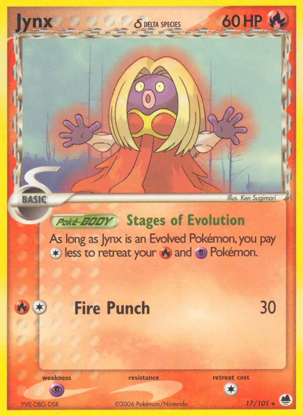 Jynx — EX Dragon Frontiers — Pokémon