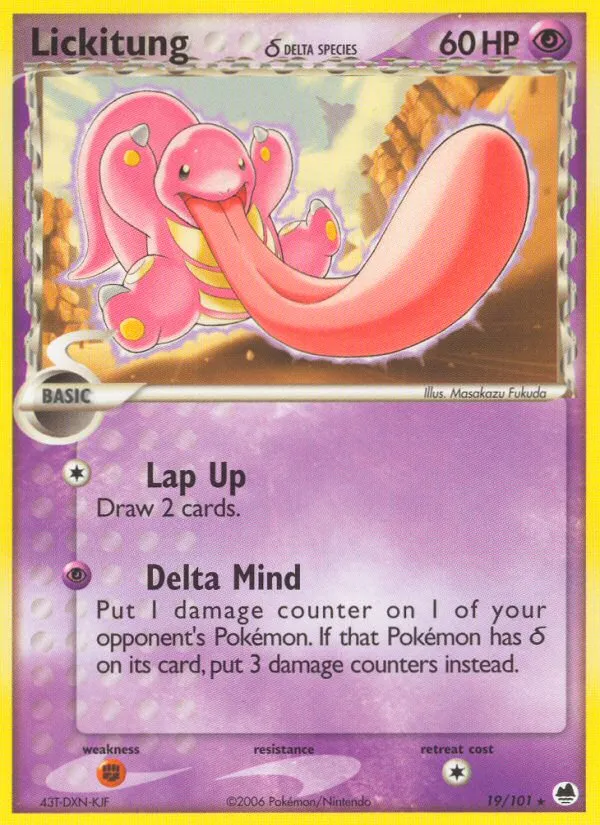 Lickitung — EX Dragon Frontiers — Pokémon