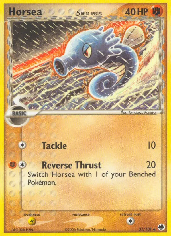 Horsea — EX Dragon Frontiers — Pokemon