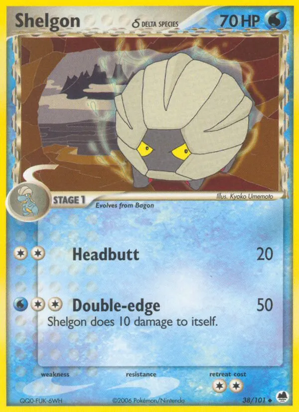Shelgon — EX Dragon Frontiers — Pokémon