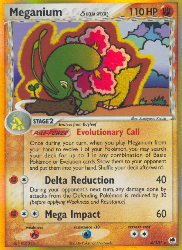 Meganium — EX Dragon Frontiers — Pokémon