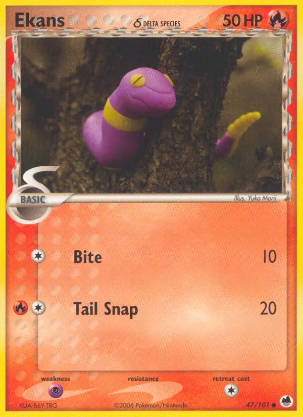 Ekans — EX Dragon Frontiers — Pokemon