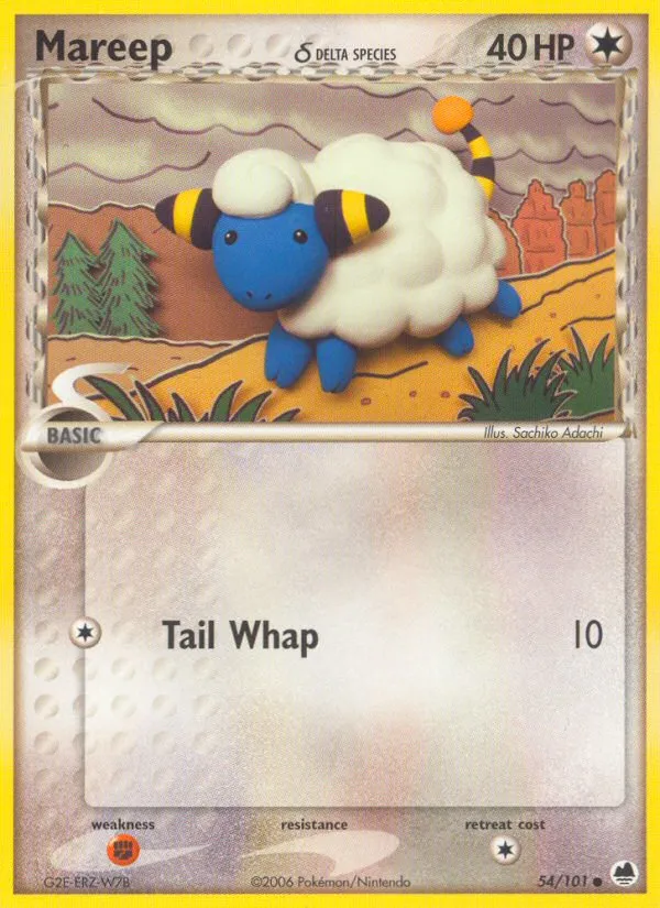 Mareep — EX Dragon Frontiers — Pokémon