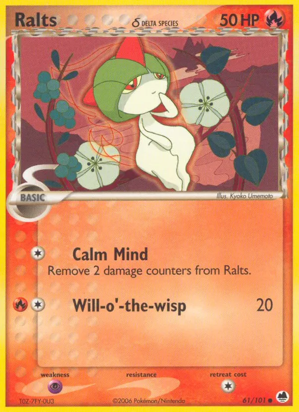 Ralts — EX Dragon Frontiers — Pokemon