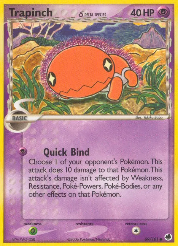 Trapinch — EX Dragon Frontiers — Pokemon