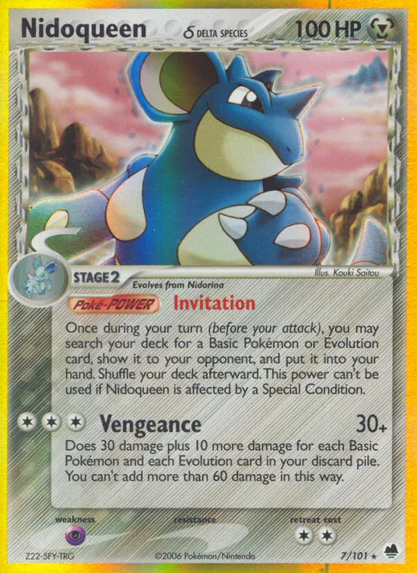 Nidoqueen — EX Dragon Frontiers — Pokémon