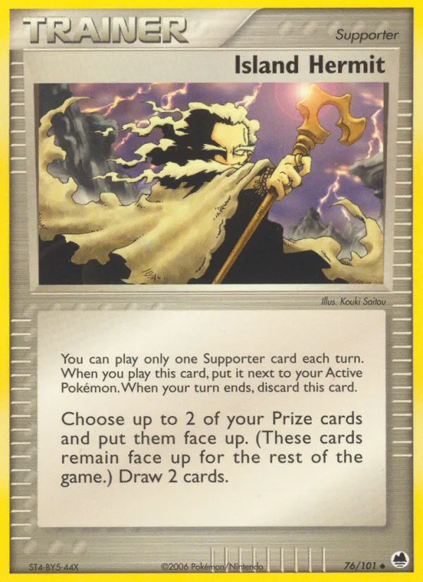 L'ermite de l'île — EX Dragon Frontiers — Pokemon