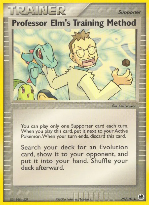 Méthode d'entraînement du Prof. Orme — EX Dragon Frontiers — Pokémon
