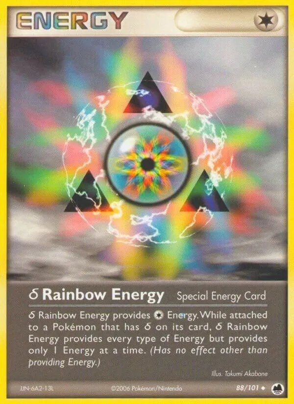 Delta Rainbow Energy — EX Dragon Frontiers — Pokémon
