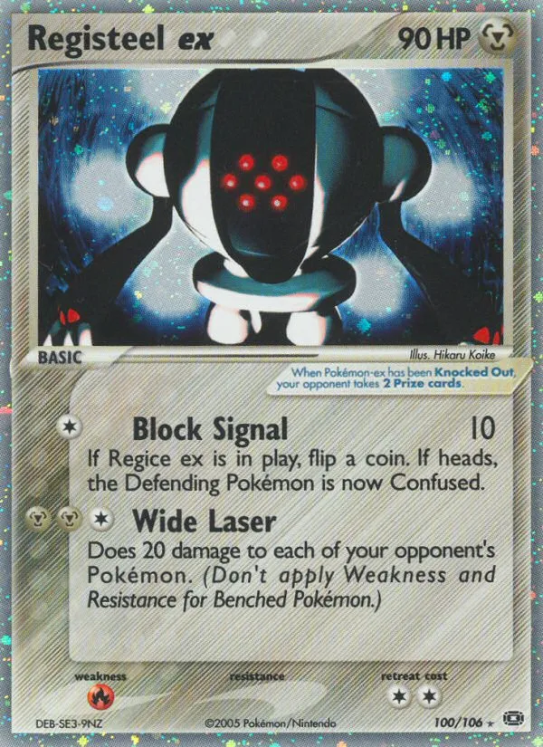 Registeel ex — EX Emerald — Pokémon