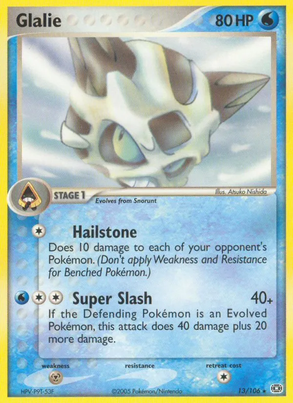 Glalie — EX Emerald — Pokémon