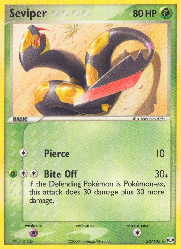Seviper — EX Emerald — Pokémon