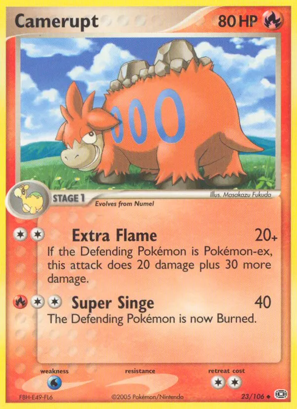Camerupt — EX Emerald — Pokémon