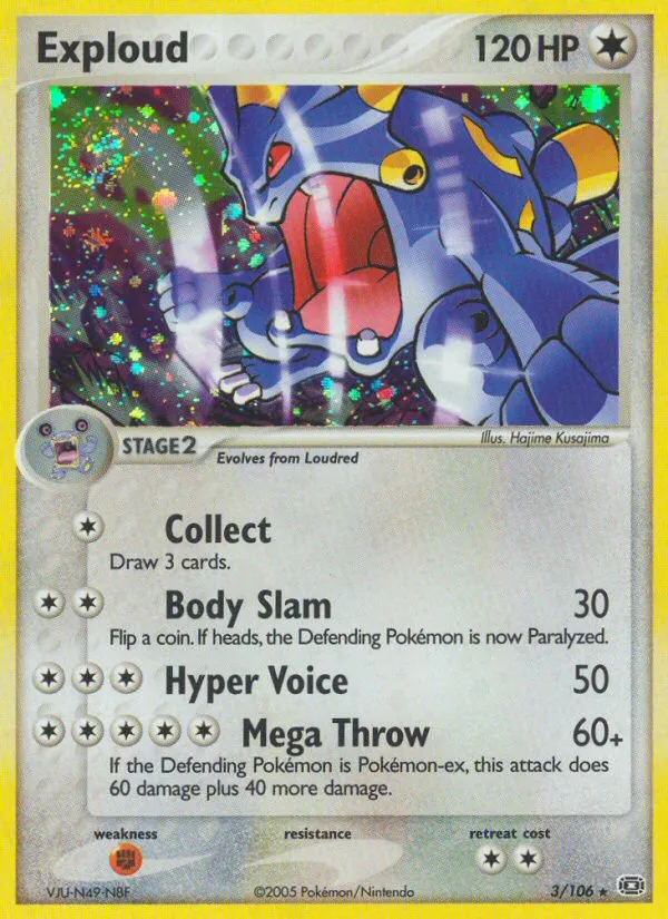 Exploud — EX Emerald — Pokémon