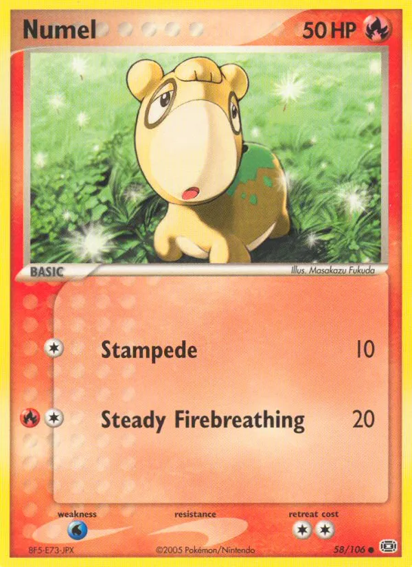 Numel — EX Emerald — Pokémon