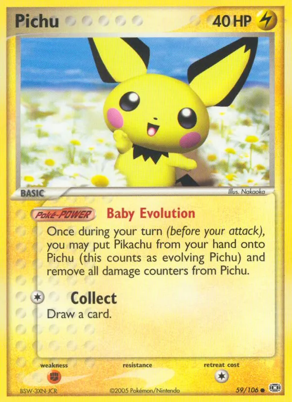 Pichu — EX Emerald — Pokemon