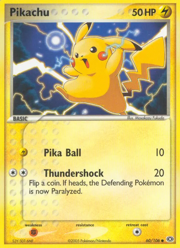 Pikachu — EX Emerald — Pokémon