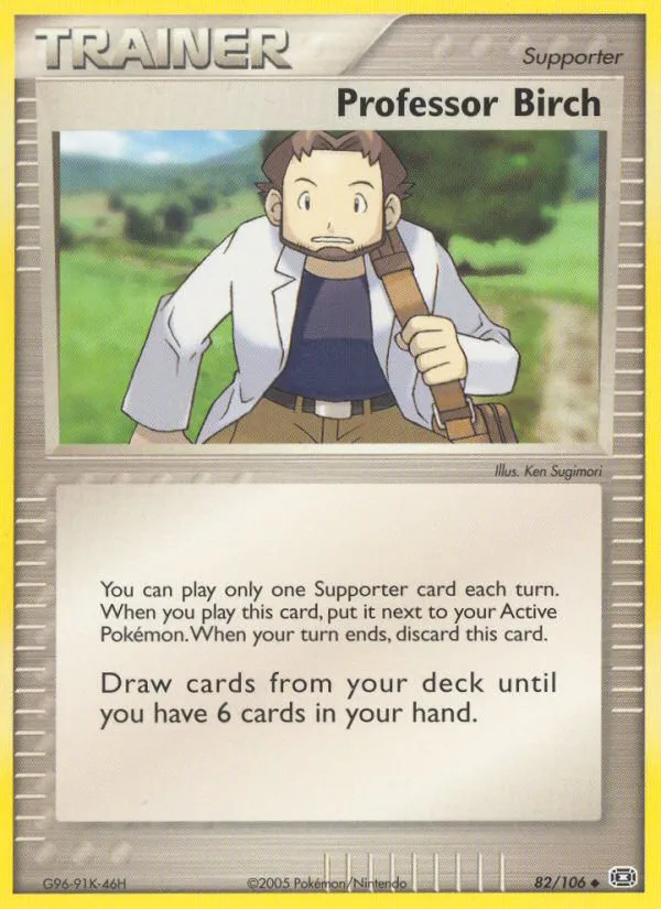 Prof. Seko — EX Emerald — Pokémon