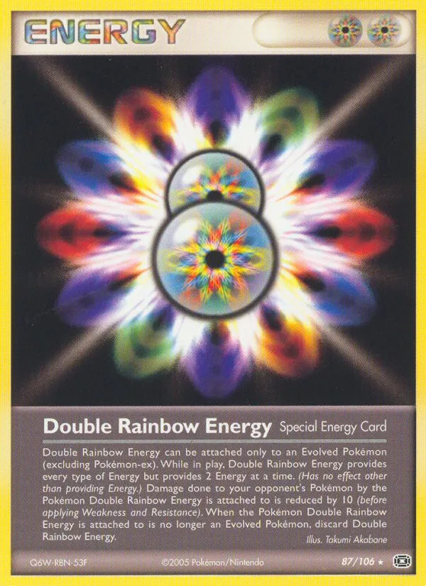 Double Rainbow Energy — EX Emerald — Pokémon