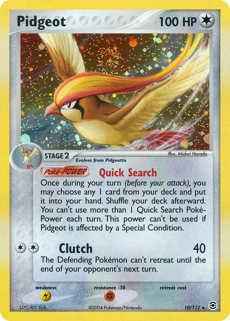 Pidgeot — EX FireRed & LeafGreen — Pokémon