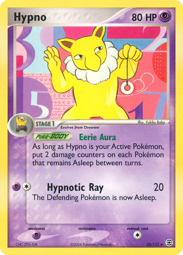 Hypnomade — EX FireRed & LeafGreen — Pokémon