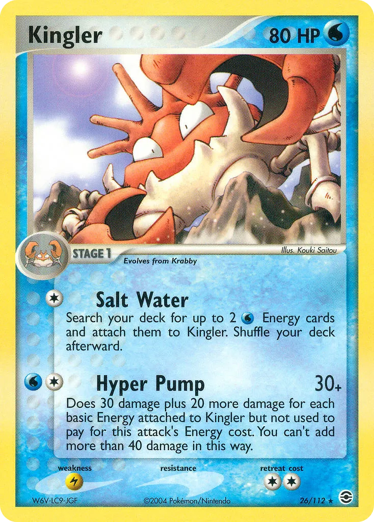 Kingler — EX FireRed & LeafGreen — Pokémon