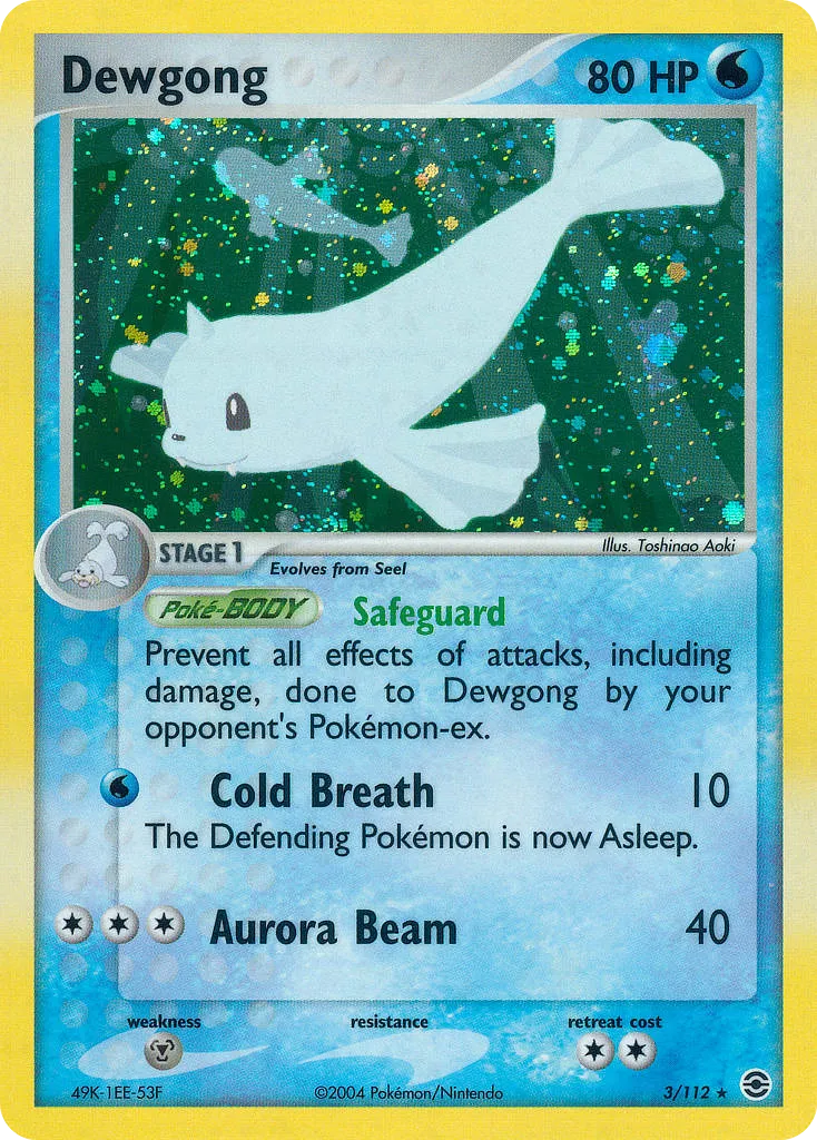 Dewgong — EX FireRed & LeafGreen — Pokemon