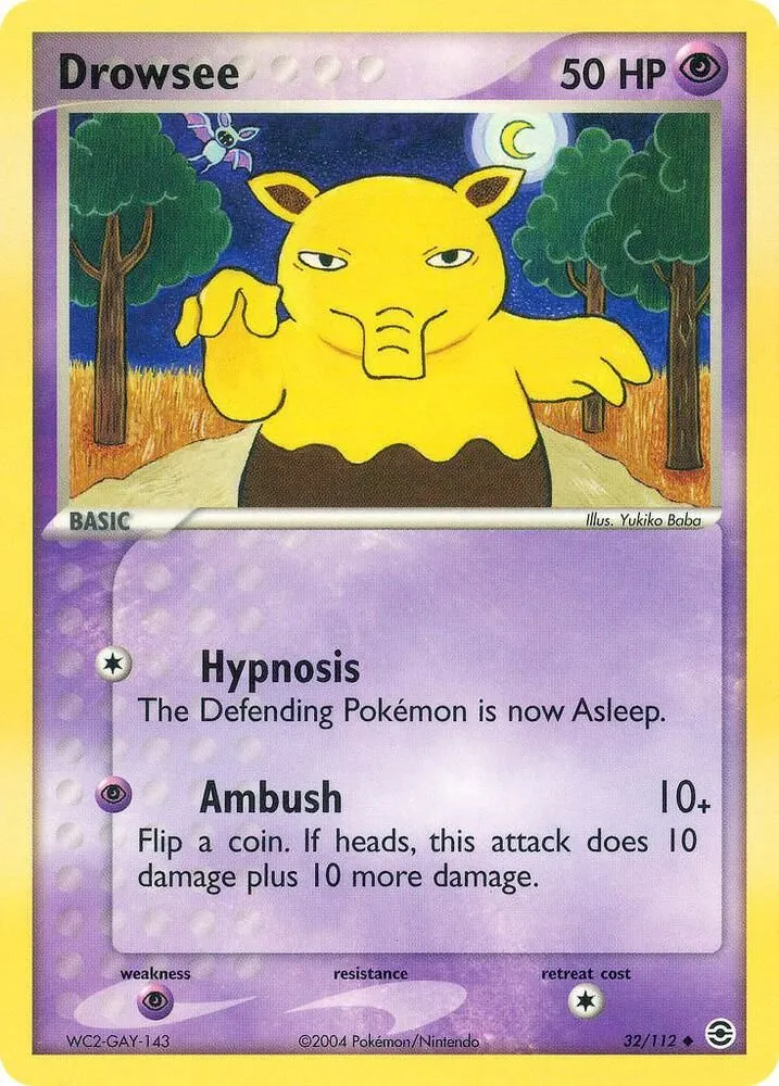 Drowsee — EX FireRed & LeafGreen — Pokemon