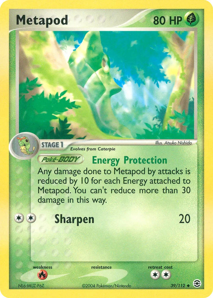 Metapod — EX FireRed & LeafGreen — Pokémon