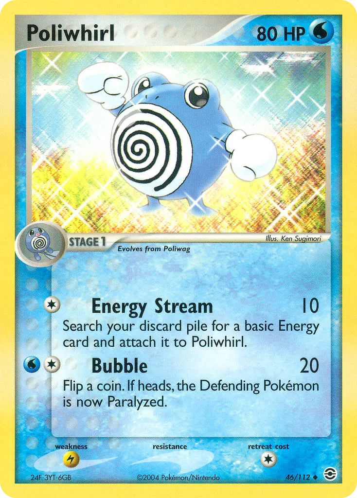Poliwhirl — EX FireRed & LeafGreen — Pokémon