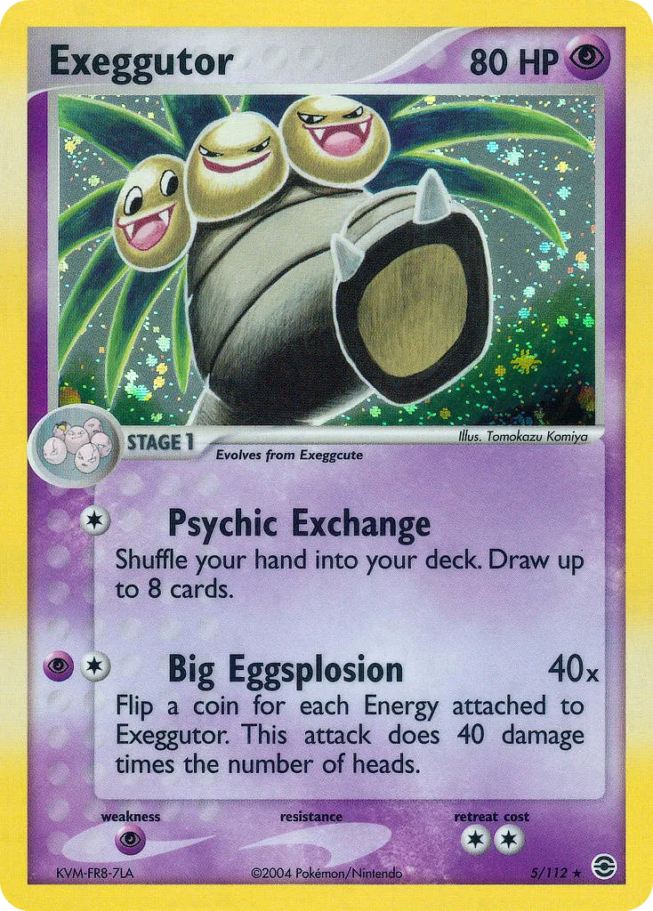 Exeggutor — EX FireRed & LeafGreen — Pokemon