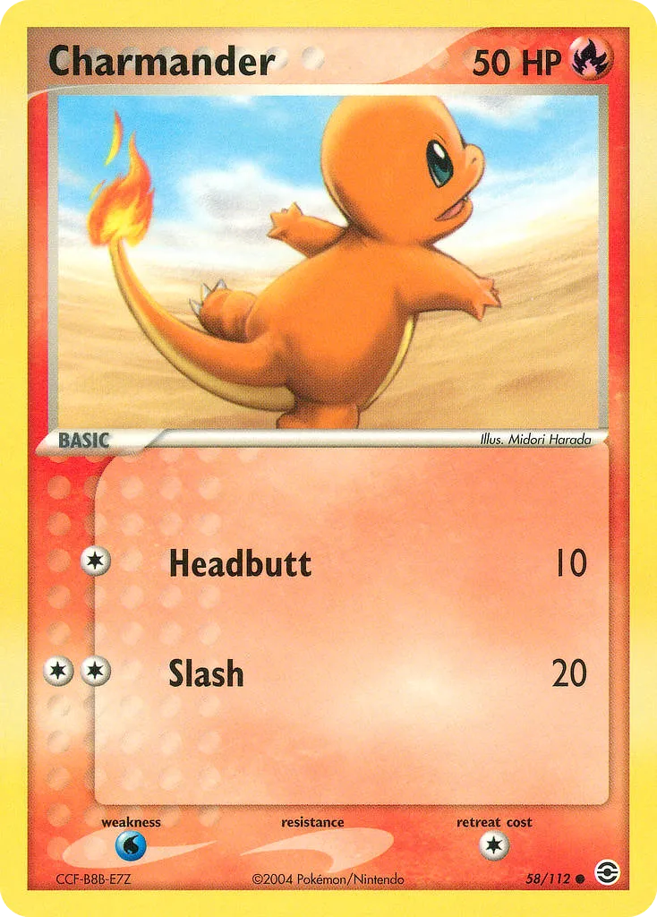 Charmander — EX FireRed & LeafGreen — Pokémon