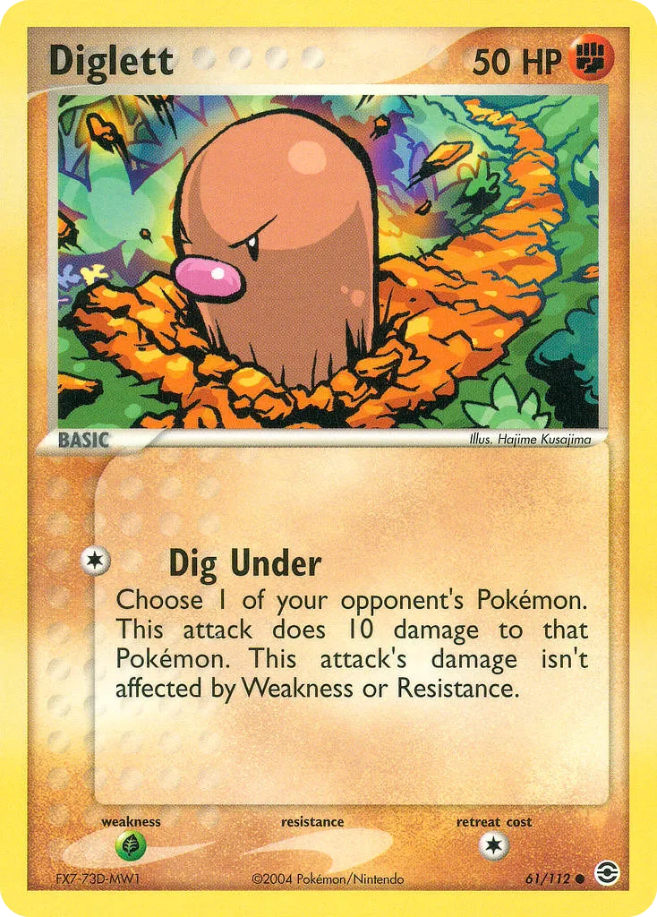 Diglett — EX FireRed & LeafGreen — Pokémon