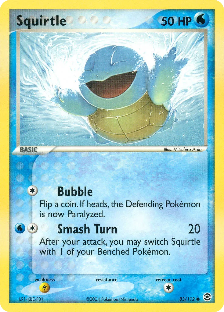 Squirtle — EX FireRed & LeafGreen — Pokémon