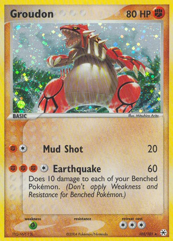 Groudon — EX Hidden Legends — Pokémon