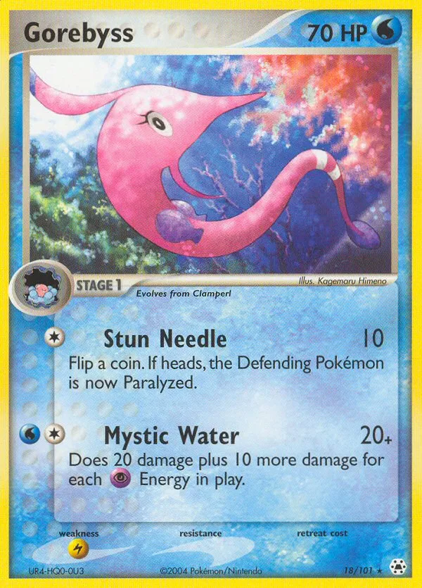 Gorebyss — EX Hidden Legends — Pokémon