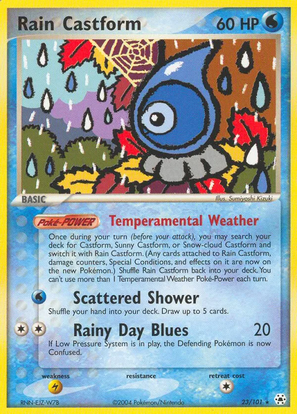 Rain Castform — EX Hidden Legends — Pokémon