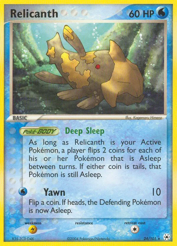 Relicanth — EX Hidden Legends — Pokemon