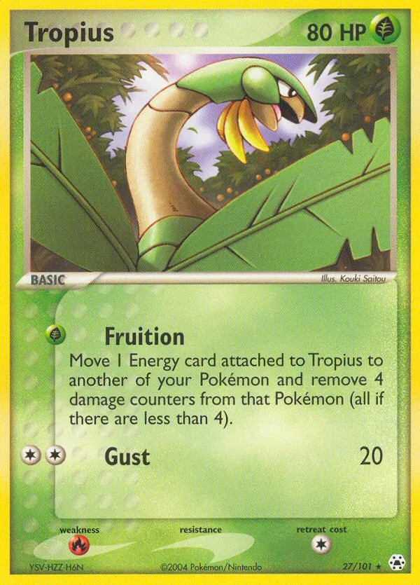 Tropius — EX Hidden Legends — Pokémon