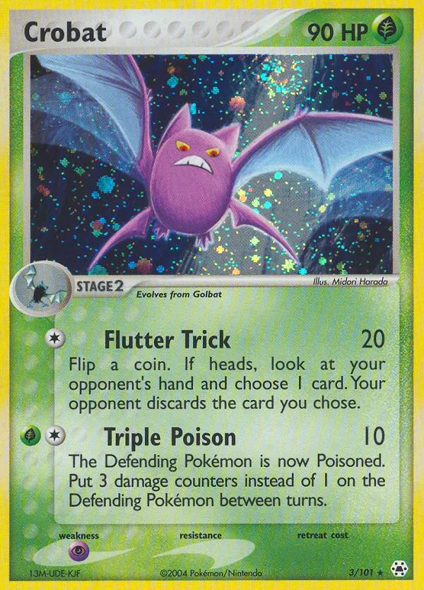 Crobat — EX Hidden Legends — Pokémon