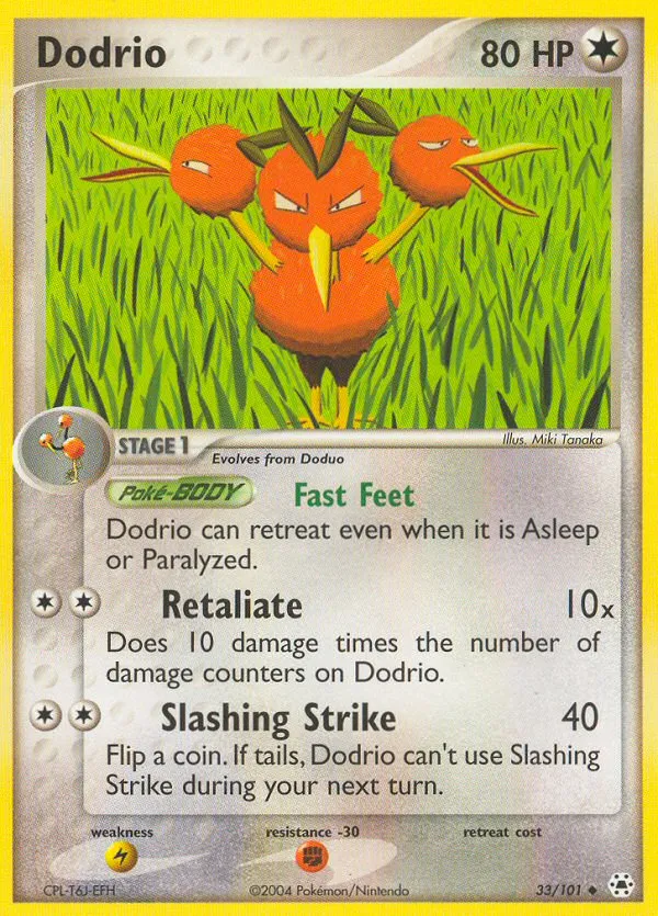 Dodrio — EX Hidden Legends — Pokémon