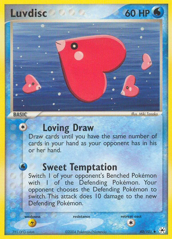 Luvdisc — EX Hidden Legends — Pokemon