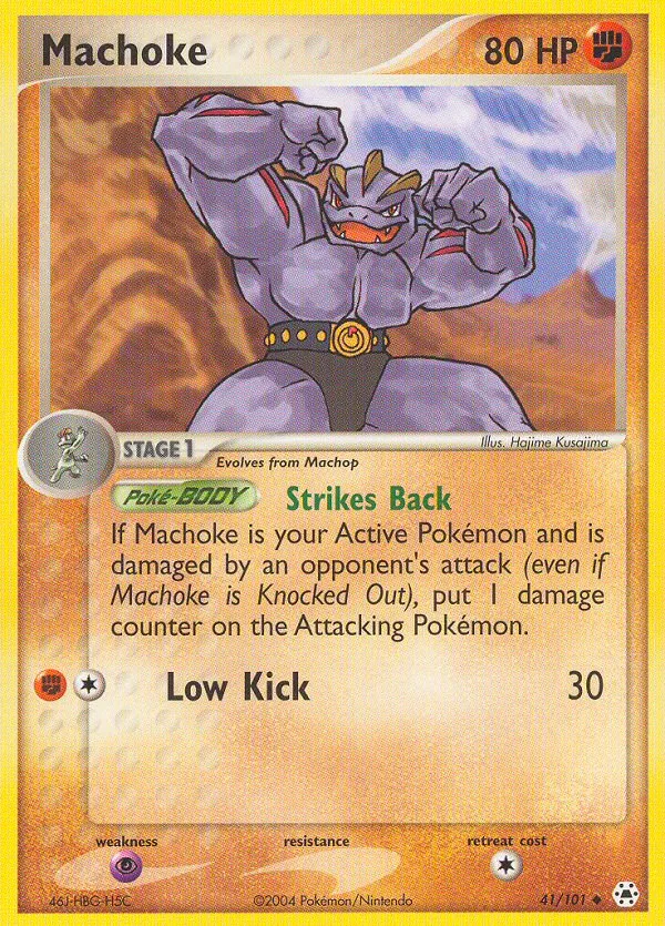 Machoke — EX Hidden Legends — Pokemon