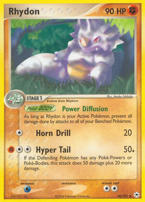 Rhydon — EX Hidden Legends — Pokemon