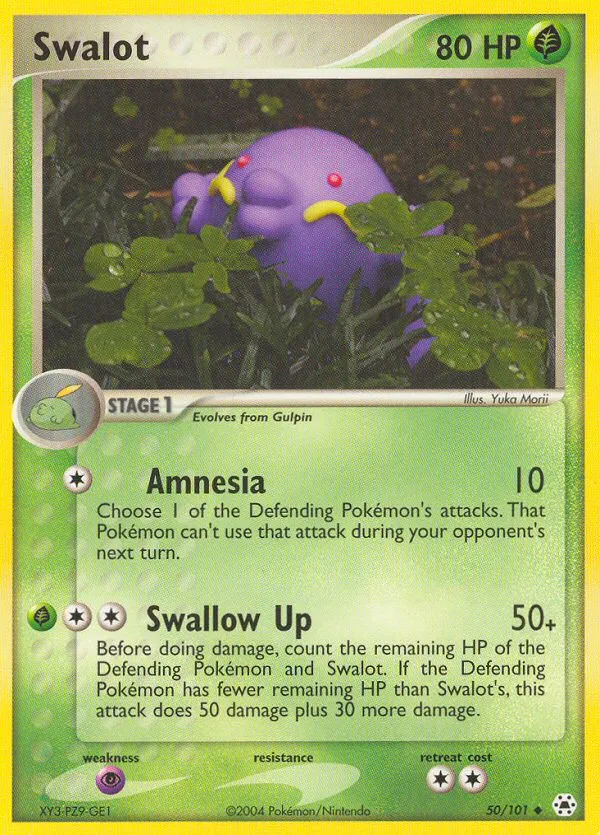 Swalot from EX Hidden Legends - Pokemon