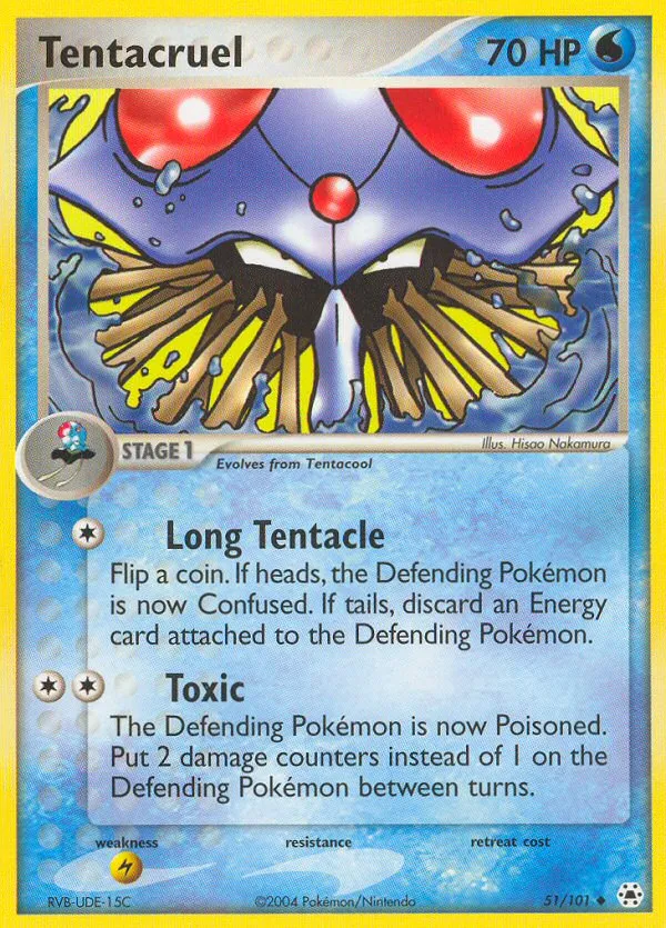 Tentacruel — EX Hidden Legends — Pokémon
