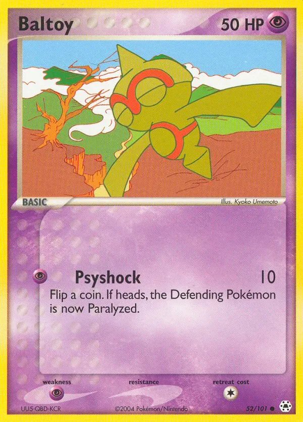 Baltoy — EX Hidden Legends — Pokémon