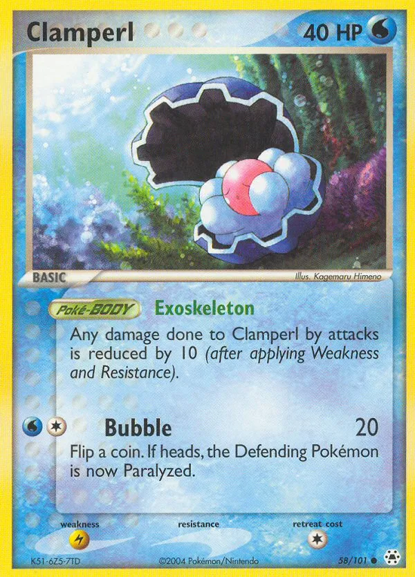 Coquiperl — EX Hidden Legends — Pokémon