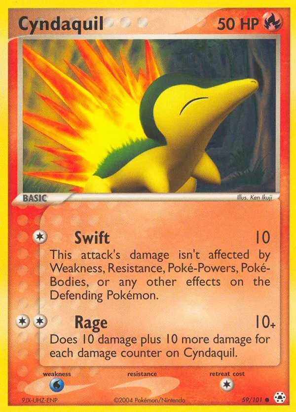 Cyndaquil — EX Hidden Legends — Pokemon