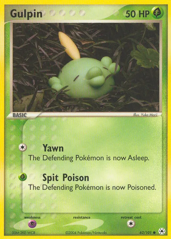 Gulpin — EX Hidden Legends — Pokémon